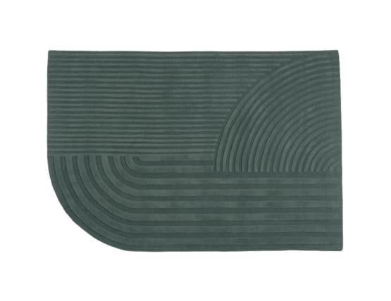 Revelo Rug 170x240 Dark Green