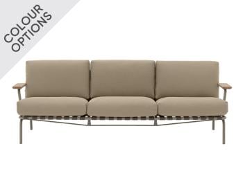 Settle 3 Seat Sofa in Ribbed Weave Fabric by Anderssen & Voll for Muuto image