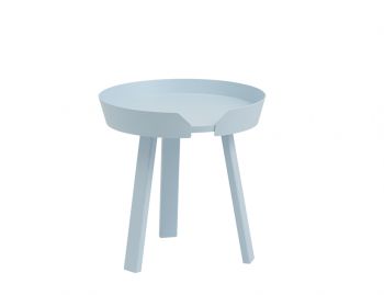 Light Blue Around Coffee Table Small by Bentzen for Muuto image