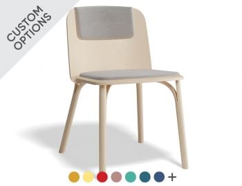 Split Chair Upholstered Seat and Back by Arik Levy for Ton image
