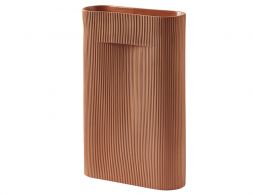 Terracotta Ridge Vase 4