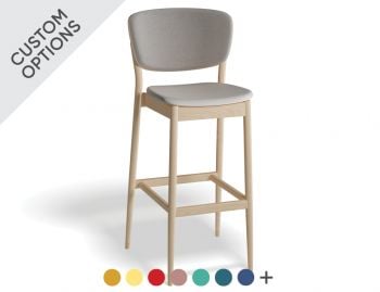 Valencia Stool Upholstered Seat and Back by Yonoh for TON image