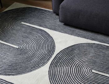 Viper Handtufted Rug Ink image